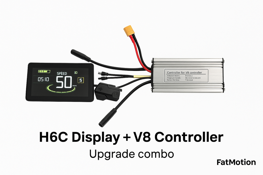 FatMotion Upgrade Combo H6C + V8 Controller (500W)