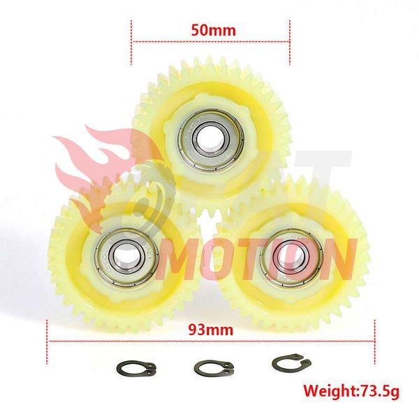 Nylon Motor Tandwielen Set (36T) voor 500W Fatbike Motor