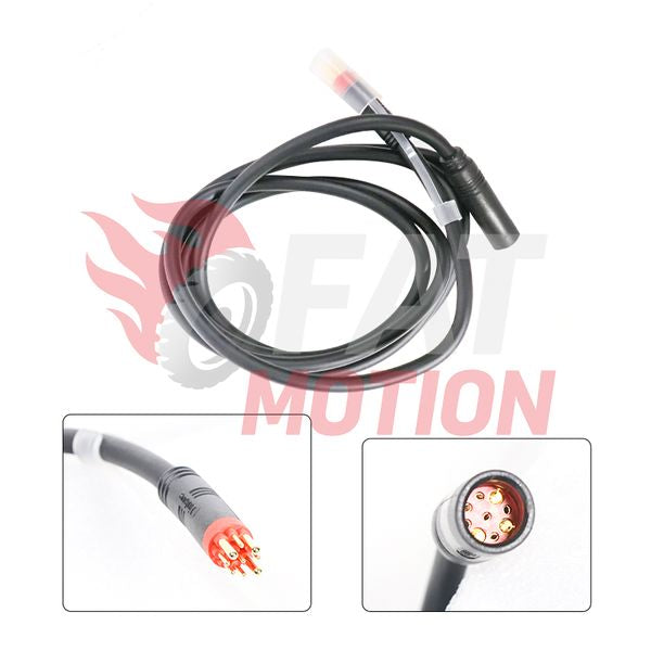 9-Pin Motorverlengkabel (1.6m) – Rode aansluiting