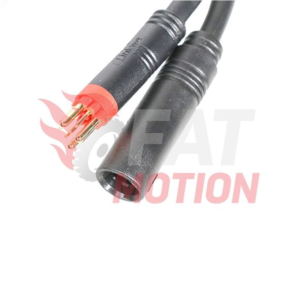 9-Pin Motorverlengkabel (1.6m) – Rode aansluiting